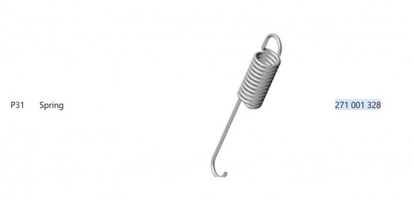 Spring, Feder Rückwärtsgang Spark