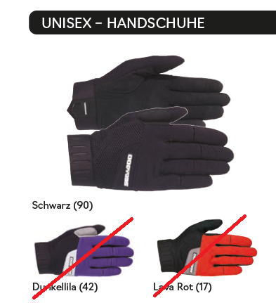 Fahrerhandschuhe Unisex Schwarz/Schwarz