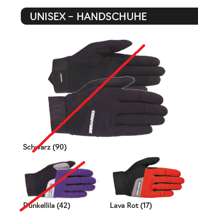 Fahrerhandschuhe Unisex Rot/schwarz