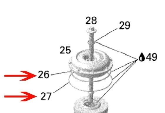 Öldeckel O-Ring für Schraube NR29